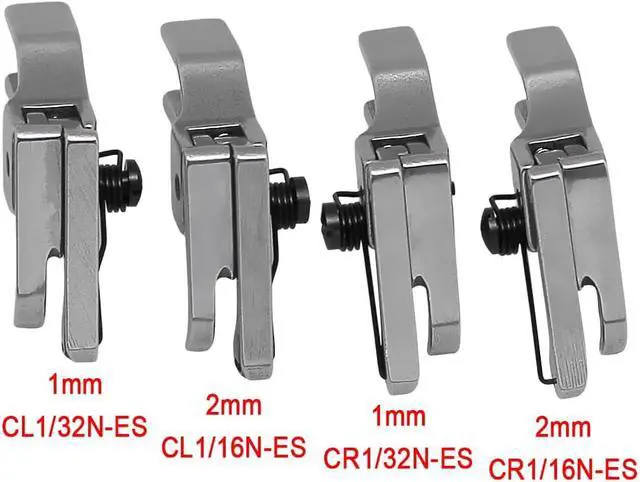 Alt view image 4 of 6 - Industrial Sewing Machine Compensating Presser Foot Left Edge Guide Presser Foot with Spring #CL1/16N-ES