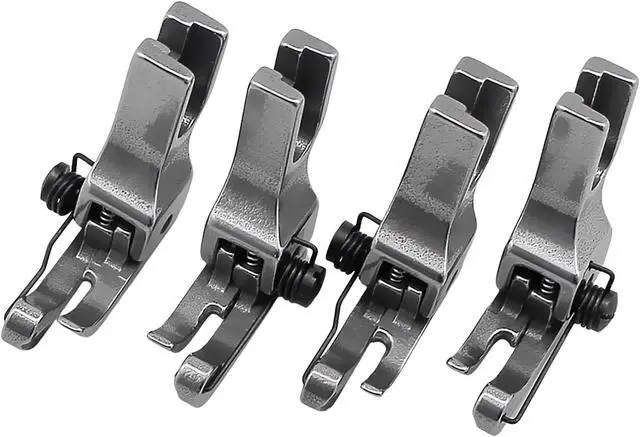 Alt view image 6 of 6 - Industrial Sewing Machine Compensating Presser Foot Left Edge Guide Presser Foot with Spring #CL1/16N-ES