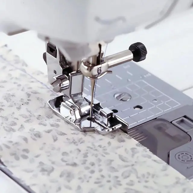 Alt view image 4 of 7 - TISEKER 3 PCS 1/4" Quilting Patchwork, Stitch in Ditch and Overcast Foot | Sewing Machine Presser Foot Set for All Low Shank Snap-On Singer, Brother, Babylock, Euro-Pro
