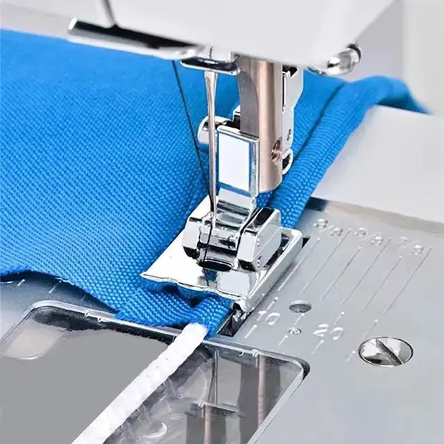 Alt view image 4 of 6 - TISEKER Piping Sewing Machine Presser Foot | For All Low Shank Snap On Brother, Babylock, Singer, Kenmore, Janome, Euro-Pro, White, Juki, New Home, Elna, Simplicity, Etc