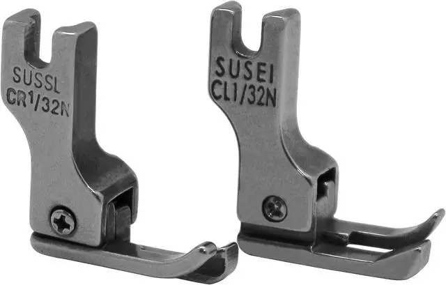 Alt view image 2 of 5 - CR/CL1/32N Industrial Sewing Machines Right/Left Side Edge Guide Compensating Presser Foot Compatible with Singer Juki Consew Brother Pfafff Industrial Flat Sewing Machine