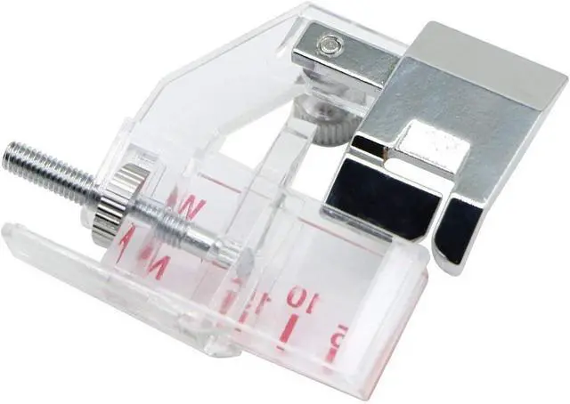 Alt view image 3 of 7 - Adjustable Tap Bias Binder Foot for All Low Shank Snap-On Singer, Brother, Babylock, Euro-Pro, Janome, Kenmore, White, Juki, New Home, Simplicity, Elna and More! Adjustable Range from 5mm to 20mm