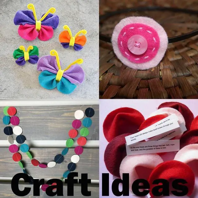 Alt view image 2 of 6 - Playfully Ever After Mixed Color Assortment of Craft Felt Circles (1 Inch - 200pc)