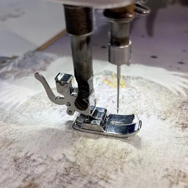 Alt view image 3 of 7 - 1/4 Inch Straight Stitch Presser Foot for Most Snap-On Brother Singer Juki Janome Babylock Low Shank Sewing Machines Accessories