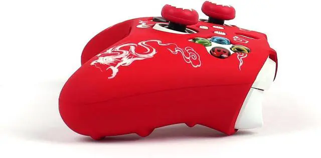 Alt view image 4 of 7 - RALAN Controller Skin for Xbox Series, Anti-Slip Silicone Controller Cover Protector Case Compatible for Xbox Series Wireless/Wired Gamepad Joystick with 2 Cute Thumb Grips Caps