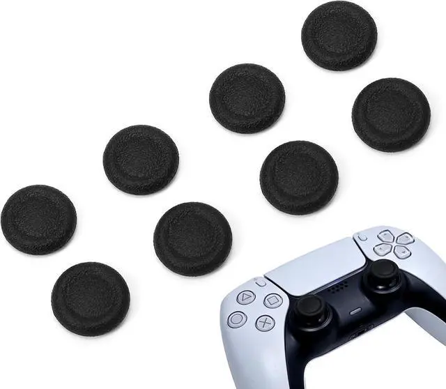 Main image of Replacement Thumb Grips Cap Compatible with PS5/PS4 Controller, Anti-Slip Anti-Scratch Joystick Caps (8 Pcs)