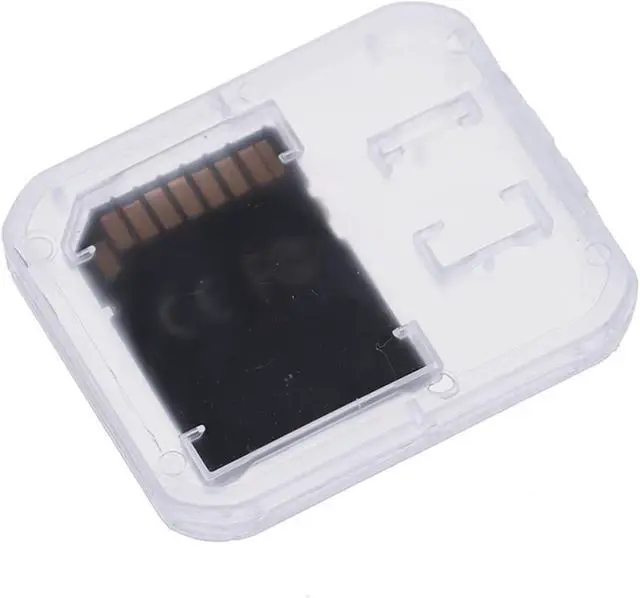 Alt view image 4 of 6 - Pack of 10 Clear Plastic Memory Card Case Storage Boxes Compatible with SD SDHC SDXC Micro SD T-Flash Card (Memory Card Not Included)
