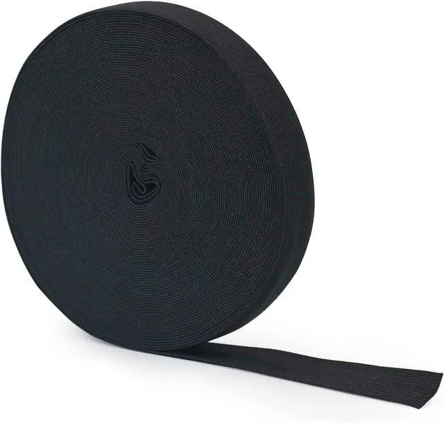 Main image of Elastic Bands for Sewing 0.6 Inch 11 Yards, Wig Band Black Knit Elastic Spool High Elasticity for Wigs Waistband Pants Dress Swimwear Belt or Crafts DIY (Black-0.6 in * 11 Yard)