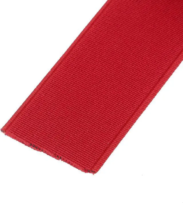 Alt view image 4 of 6 - MECCANIXITY Elastic Bands for Sewing 0.6"(1.5cm) 5 Yard Red Knit Elastic Spool High Elasticity for Wigs, Waistband, Pants