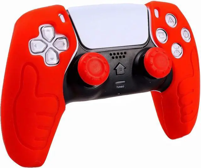 Main image of Silicone Skin for Ps5 Controller, 1pc Anti-Slip Shell Cover Case with 10 Joystick Grips for Playsation 5 Controller Wireless Gamepad(PS5 Controller #11)