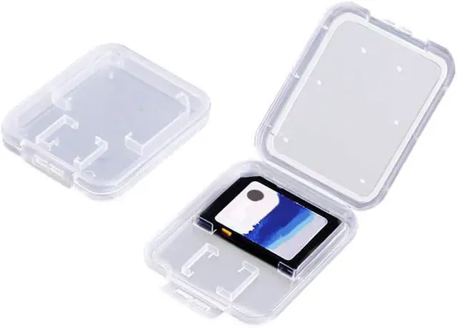 Alt view image 2 of 6 - Clear Plastic Memory Card Case Compatible with SD SDHC SDXC Micro SD T-Flash Card (10 PCS)