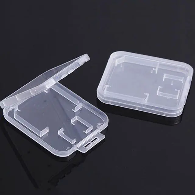 Alt view image 3 of 6 - Clear Plastic Memory Card Case Compatible with SD SDHC SDXC Micro SD T-Flash Card (10 PCS)