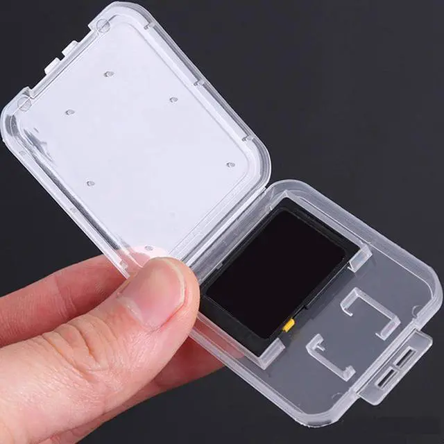 Alt view image 4 of 6 - Clear Plastic Memory Card Case Compatible with SD SDHC SDXC Micro SD T-Flash Card (10 PCS)