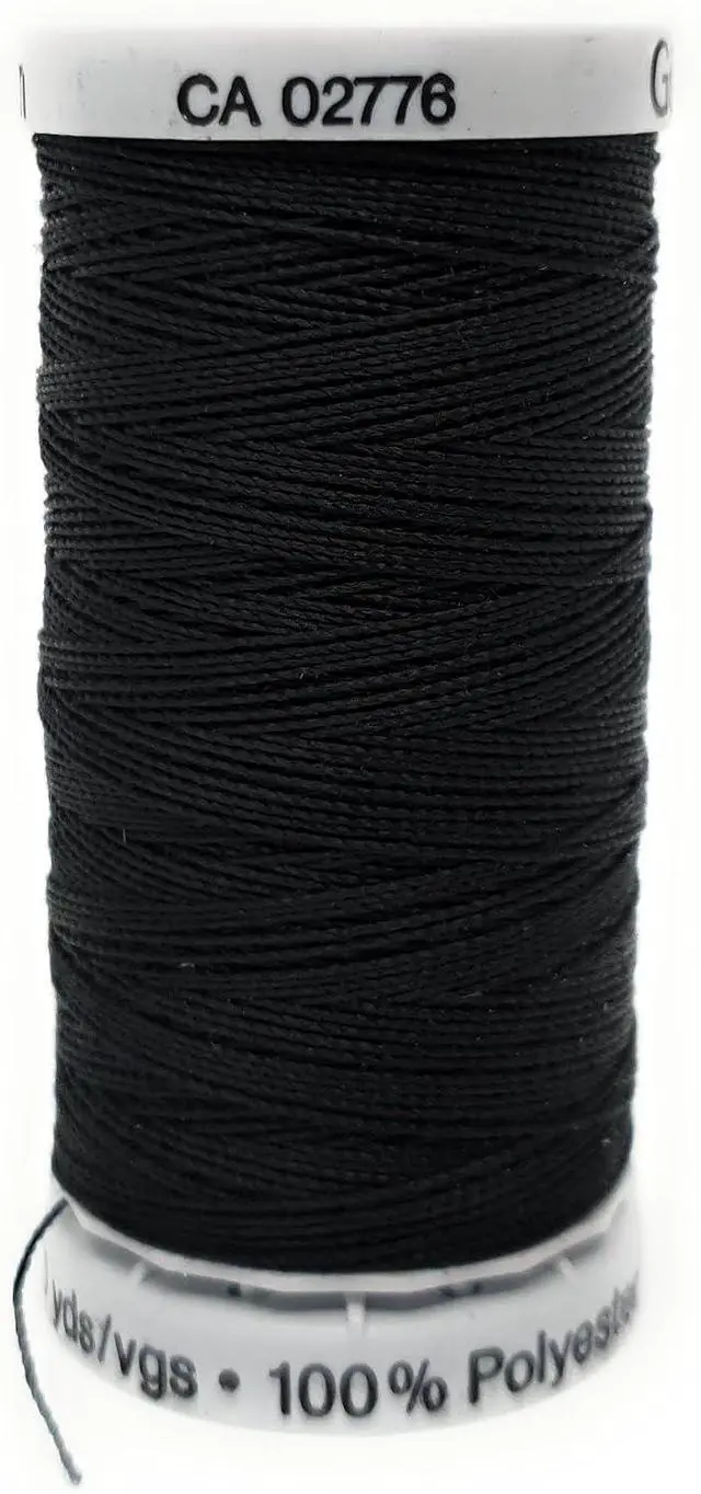 Alt view image 2 of 4 - Gütermann Garn Extra Stark Nähgarn Polyester 100m Nähmaschinengarn Universal Reißfest UV Beständig (Schwarz, 1)