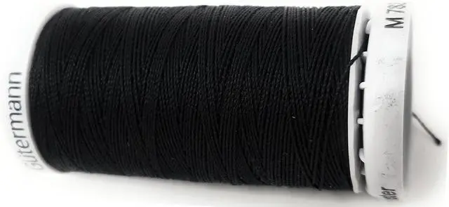 Alt view image 3 of 4 - Gütermann Garn Extra Stark Nähgarn Polyester 100m Nähmaschinengarn Universal Reißfest UV Beständig (Schwarz, 1)