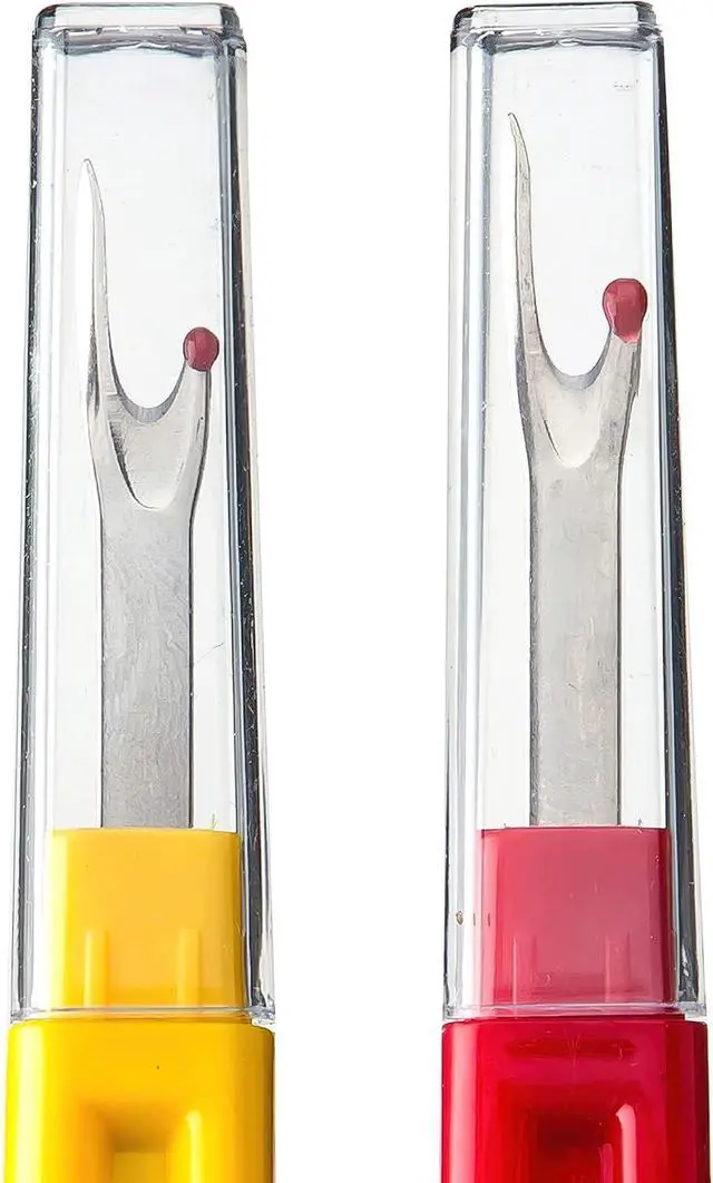 Alt view image 7 of 7 - Ortarco Seam Ripper and Thread Remover Kit for Sewing | 2 Big 2 Small Stitch Ripper Tool and 1 Thread Snips Embroidery Removal Sharp Sewing Seam Thread Remover