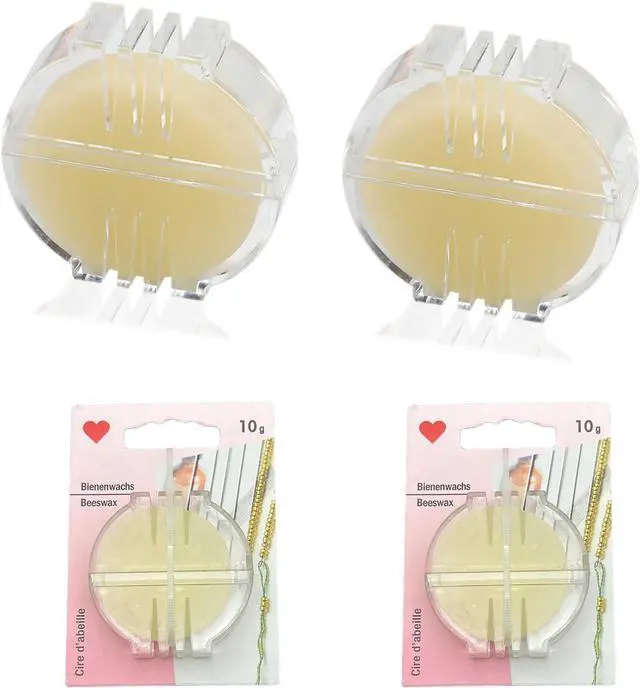 Main image of ZLY 2PCS Thread Wax Beeswax Conditioner for Sewing Threads Beeswax Thread Conditioner for Hand Quilting Sewing Strengthening Line Embroidery Wax