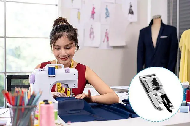 Alt view image 7 of 7 - Overlock Vertical Presser Foot SA135 Fits All Low Shank Snap-On Singer, Brother, Babylock, Euro-Pro, Janome, Kenmore, Juki, White, New Home, Simplicity, Elna, Etc
