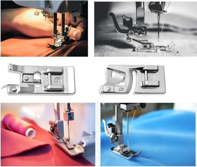 Alt view image 4 of 7 - 3 Pcs Hemming Foot Kit Rolled Hem Presser Foots for Sewing Machine | 3 mm, 4 mm, and 6 mm Rolled Hem Foots, Hemming Foot Suitable For Household Multi-Function Sewing Machine