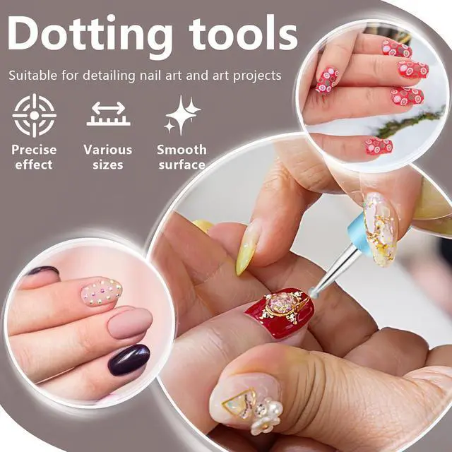 Alt view image 5 of 7 - 10 Pcs Silicone Clay Tools, Silicone Sculpting Tools, Polymer Clay Tools | Dotting Tools for Painting, Silicone Brushes for Crafts, Nails