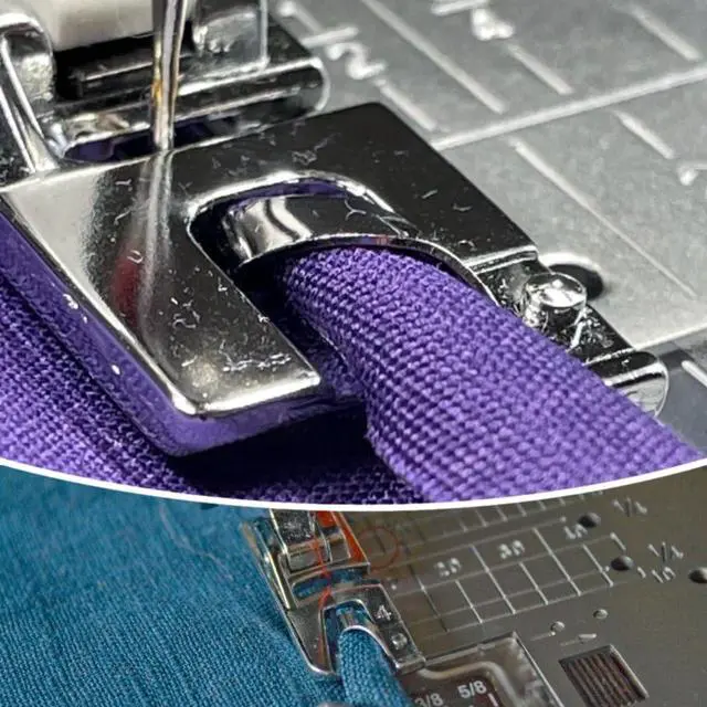 Alt view image 6 of 7 - 3Pcs Narrow Rolled Hem Sewing Machine Presser Foot Set (3mm, 4mm and 6mm) for All Low Shank Snap-On Singer, Brother, Janome, Babylock, Euro-Pro, Kenmore, White, Elna Sewing Machines