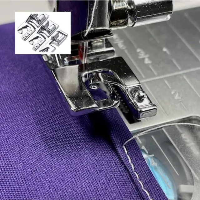 Alt view image 7 of 7 - 3Pcs Narrow Rolled Hem Sewing Machine Presser Foot Set (3mm, 4mm and 6mm) for All Low Shank Snap-On Singer, Brother, Janome, Babylock, Euro-Pro, Kenmore, White, Elna Sewing Machines