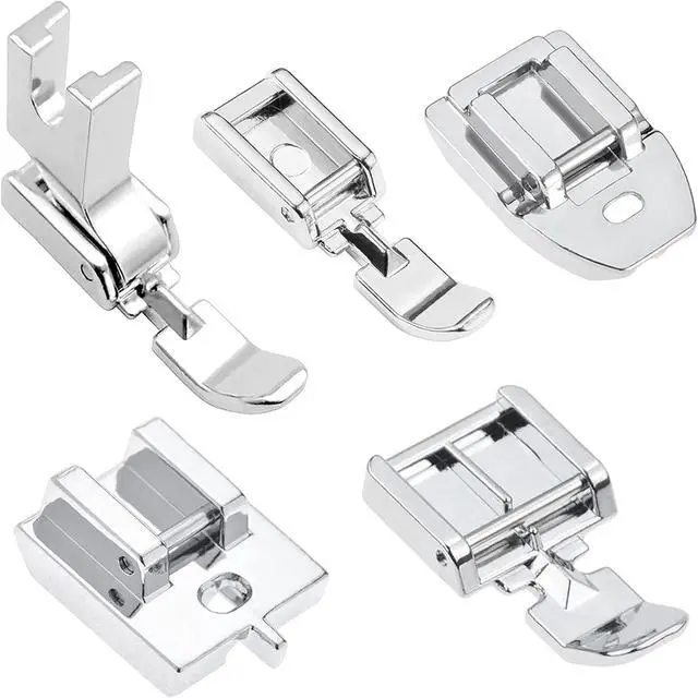 Main image of 5PCS Invisible Zipper Foot, Invisible & Concealed Zipper Presser Feet for Precise Zipper Installation for All Low ShankSnap on Singer, Brother, Babylock, JanomeSewing Machines