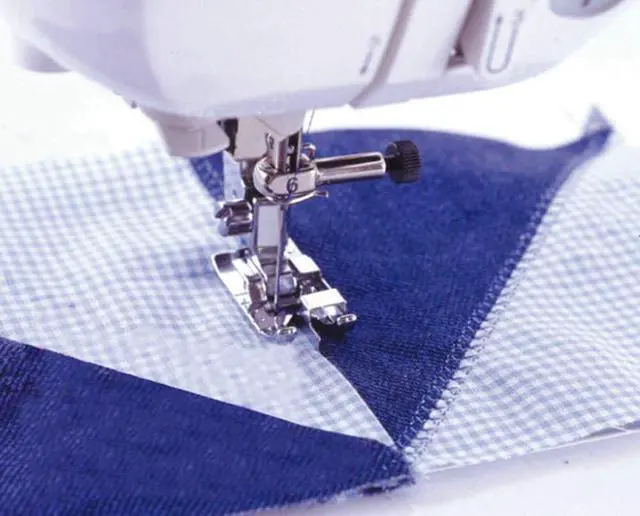 Alt view image 4 of 7 - Stitch in Ditch Foot/Edge Joining Foot Sewing Machine Presser Foot - Fits All Low Shank Snap-On Singer, Brother, Babylock, Janome, Kenmore, White, Juki, New Home, Simplicity, Elna etc.