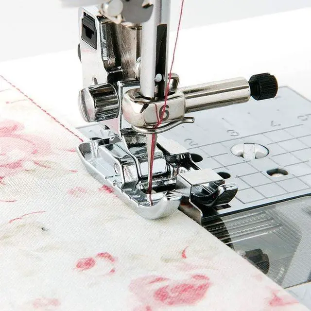 Alt view image 5 of 7 - Stitch in Ditch Foot/Edge Joining Foot Sewing Machine Presser Foot - Fits All Low Shank Snap-On Singer, Brother, Babylock, Janome, Kenmore, White, Juki, New Home, Simplicity, Elna etc.