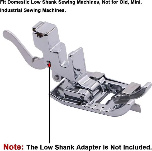 Alt view image 6 of 7 - Stitch in Ditch Foot/Edge Joining Foot Sewing Machine Presser Foot - Fits All Low Shank Snap-On Singer, Brother, Babylock, Janome, Kenmore, White, Juki, New Home, Simplicity, Elna etc.