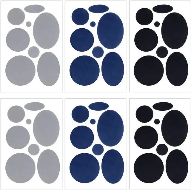 Main image of OIIKI 48pcs Down Jacket Repair Patch Kit, Nylon Fabric, 3 Colors | Self Adhesive Waterproof Stick On Repair Patches, Tape for Coat Clothing Tent Sleeping Bags Ski Pants Holes Fixing Round