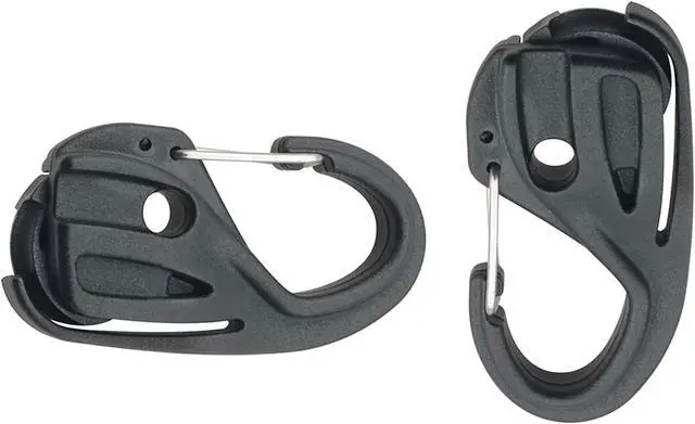 Alt view image 2 of 5 - 6PCS Stretch Rope Tightener Hooks Nylon Rope Tensioner No-Knot Tightener Plastic Stretch Rope Adjustable Hooks Self Locking Tightener Outdoor Canopy Rope Fishing Boat Accessories Black