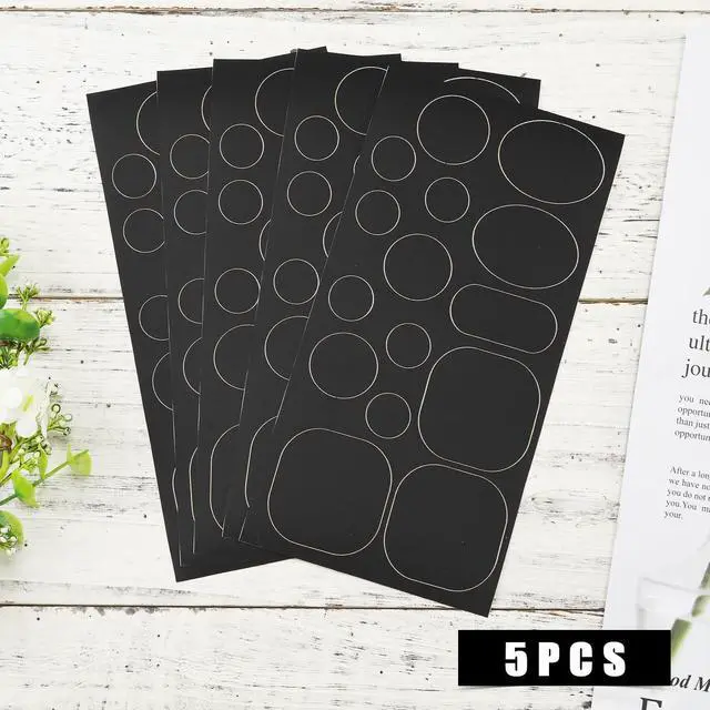 Alt view image 3 of 7 - 5 Sheets Down Jacket Repair Patch, Black Self Adhesive Nylon Repair Patch Tape Washable Fabric Clothing Repair Patch Tape for Puffer Jackets Coats Tents Sleeping Bags
