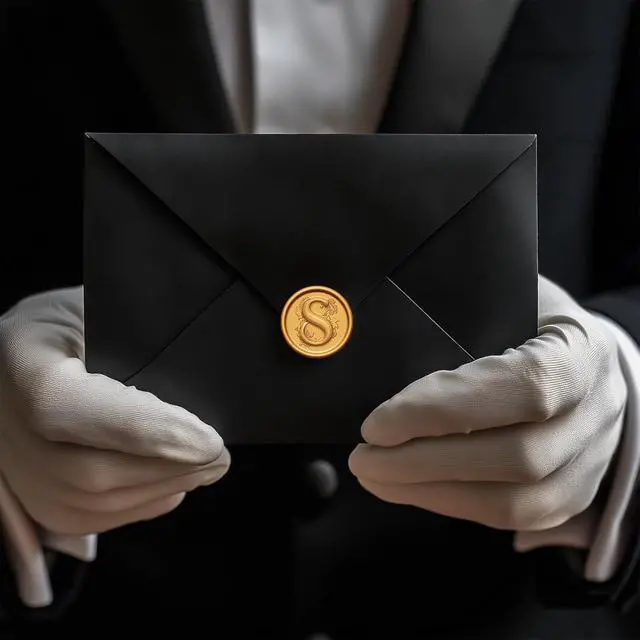 Alt view image 5 of 7 - 20 Pack Letter S Wax Seal Stickers, Antique Gold Initial Alphabet Self-Adhesive Wax Stickers for Wedding Party, Birthday, Christmas Envelope Seals