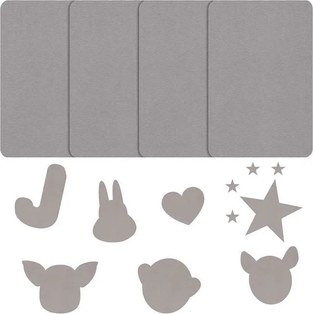 Alt view image 3 of 7 - 8 Pieces Nylon Repair Patch Self-Adhesive Waterproof Lightweight Repair Patch for Clothing Down Jacket Tent Cloth Bag(Gray)