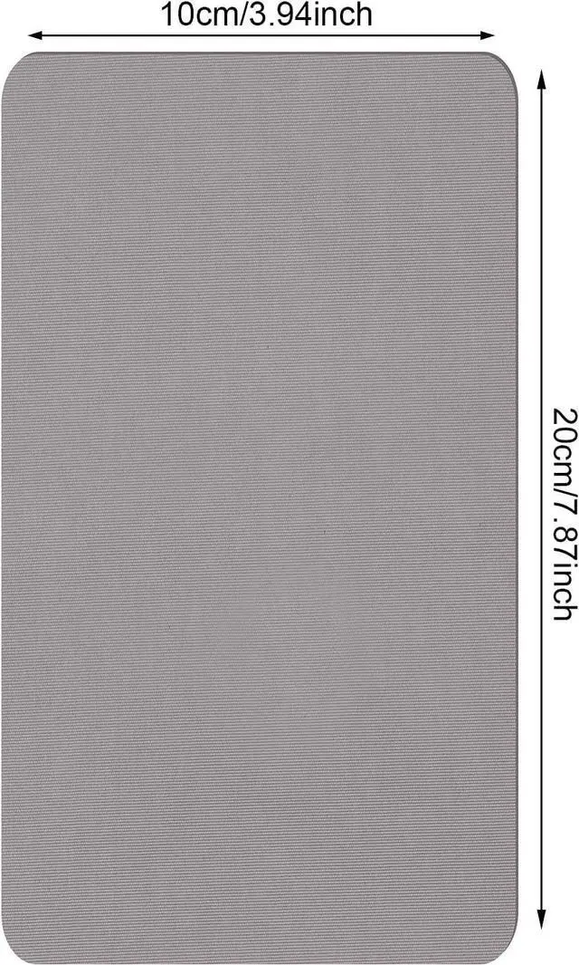 Alt view image 7 of 7 - 8 Pieces Nylon Repair Patch Self-Adhesive Waterproof Lightweight Repair Patch for Clothing Down Jacket Tent Cloth Bag(Gray)
