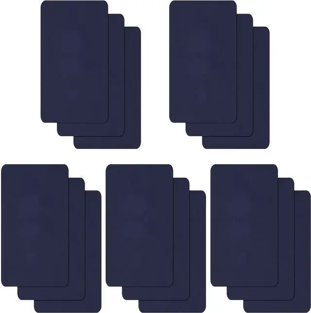 Main image of WILLBOND 15 Pieces Nylon Repair Patches Self-Adhesive Nylon Fabric Patch Waterproof Repair Patches for Clothing Down Jacket Tent Clothes Bag(7.87 x 3.94 Inches)(Dark Blue)