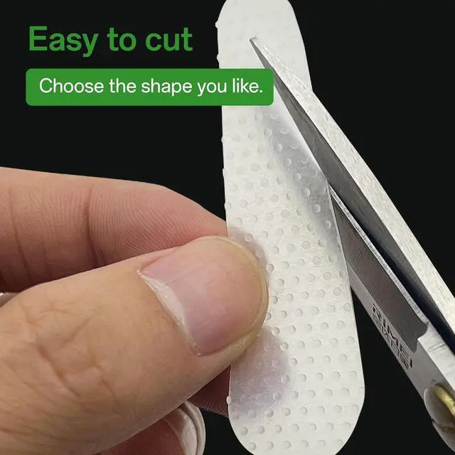 Alt view image 7 of 7 - Non-Slip Grip Strip Pad - 12 Pack Clear Anti-Slip Patches for Purse Strap, Backpack Strap Keeper, Shoulder Straps for Bags - Fits Leather & Nylon (6 small, 6 big)
