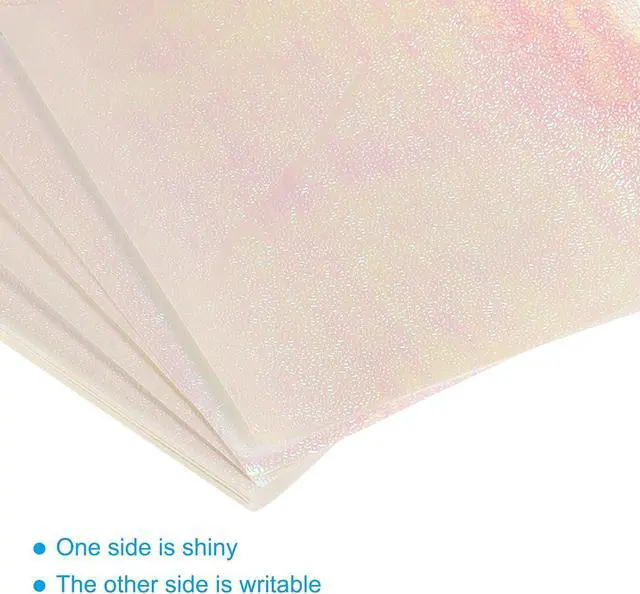 Alt view image 4 of 6 - MECCANIXITY 50 Sheet Glitter Origami Paper 4x4 Inch Shiny Sparkly Square Folding Paper 10x10cm Iridescent Paper for DIY Art, Craft Decor, Light Pink