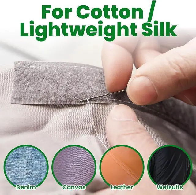 Alt view image 6 of 7 - ECOHomes Sew On Hook and Loop Tape for Fabric (3/4 Inch x 33 Feet, Black) | Sewable Sew-On Strips for Clothing, Clothes, Fabric, No Adhesive, Sewing Fastener Straps, Easy Sew In, Strong Grip