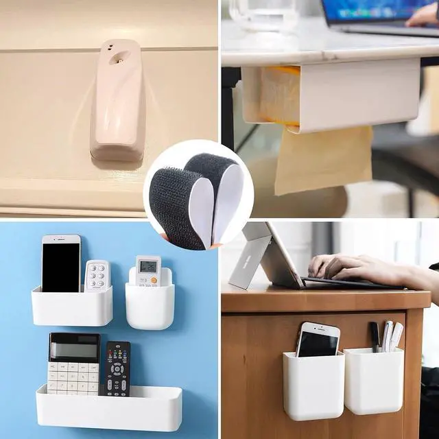 Alt view image 5 of 7 - Hook Loop Strips with Adhesive - Melsan Industrial Strength Sticky Back Fasteners Hook and Loop Tape for Mounting, Hanging, or Organizing Items Indoors or Outdoors | Black, 12 Pairs 1x7 Inch