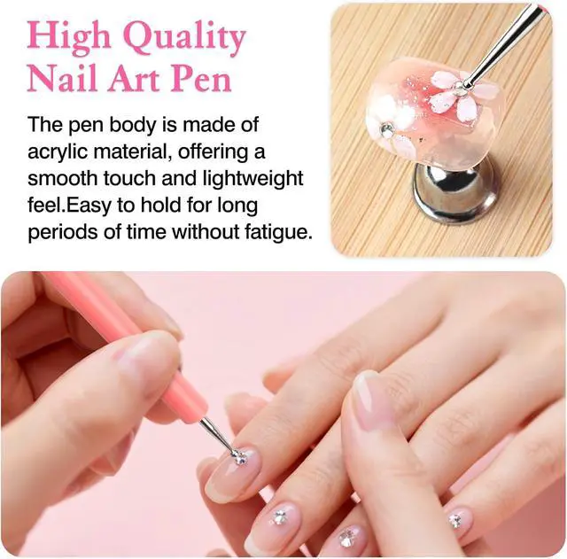Alt view image 2 of 7 - 5-Piece Pattern Tracing & Embossing Stylus Set Dual-Ended Ball Tip Tools for Transfer Paper, Drawing, Clay Sculpting & Nail Art