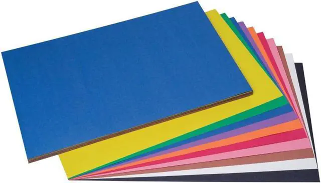 Alt view image 4 of 7 - Prang (Formerly SunWorks) Construction Paper, 10 Assorted Colors, 12" x 18", 50 Sheets