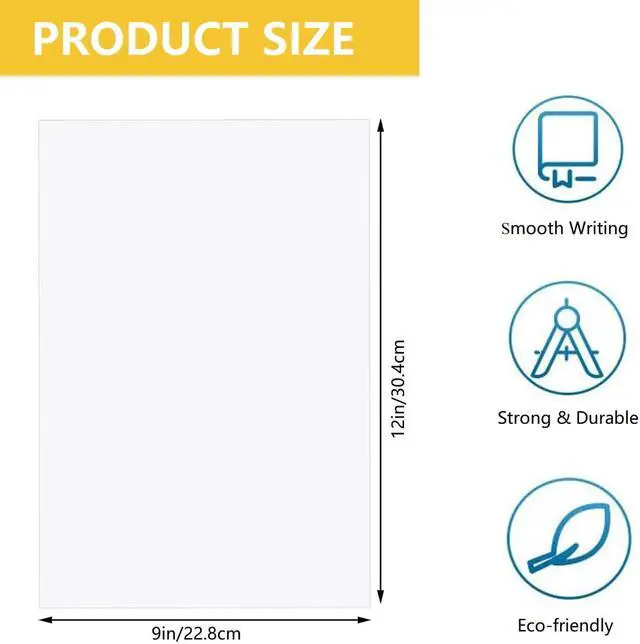 Alt view image 2 of 7 - 100 Sheets Art Paper 9" x 12" Craft Drawing Paper for Sketching, Loose Sketch Paper