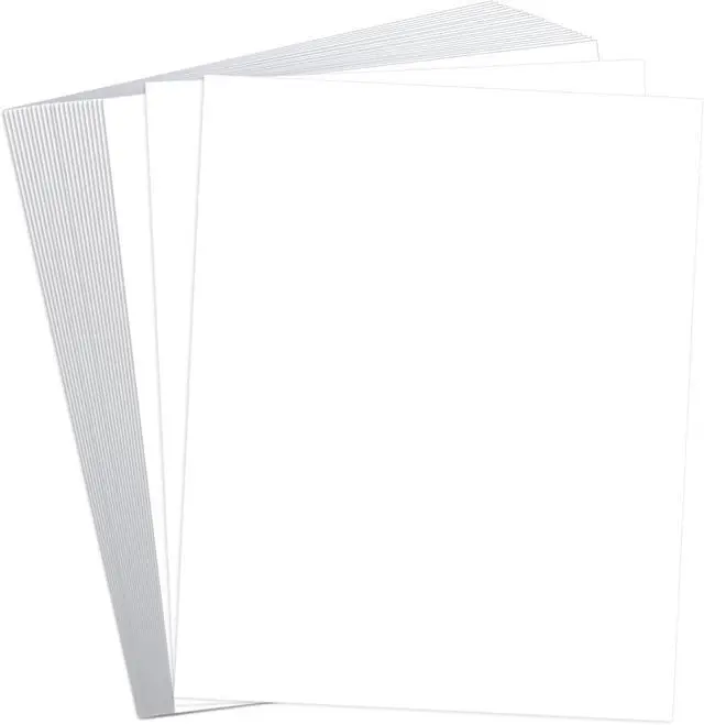 Main image of White Cardstock, 8x10 Cardstock Paper, 250gsm Thick Cardstock, Smooth Card Paper,90 Lb Heavy Card Stock Paper, Printer Paper For Stationary Printing, Invitations, Cards, Menus, Images(25Sheets)