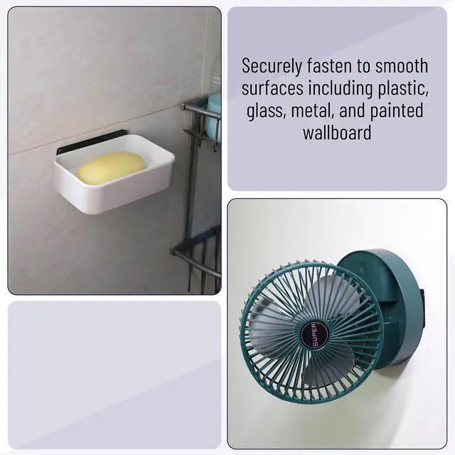 Alt view image 6 of 7 - Bates 2' x 4' Heavy Duty Hook & Loop Tape, 20 pcs with Double Sided Adhesive