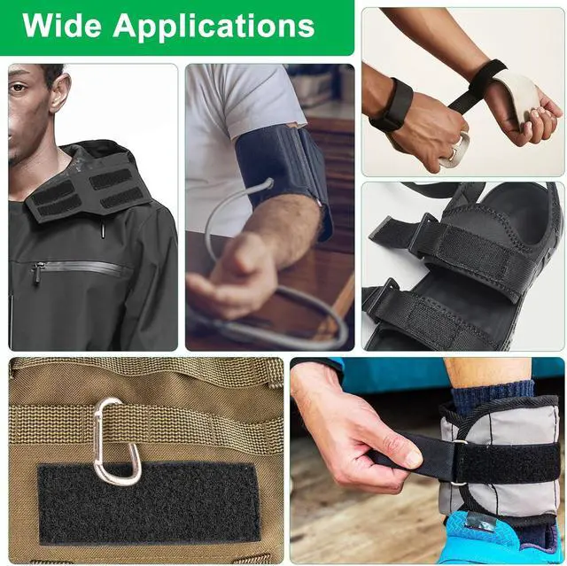 Alt view image 7 of 7 - 2in x 12 FT Sew On Hook and Loop Tape, Non-Adhesive Back, Enhanced Grip Sew-On Hook Loop Strips for Fabric, Easy to Sew Washable Interlock Tape for Clothing, Sewing, Crafts, Home DIY & Organizing
