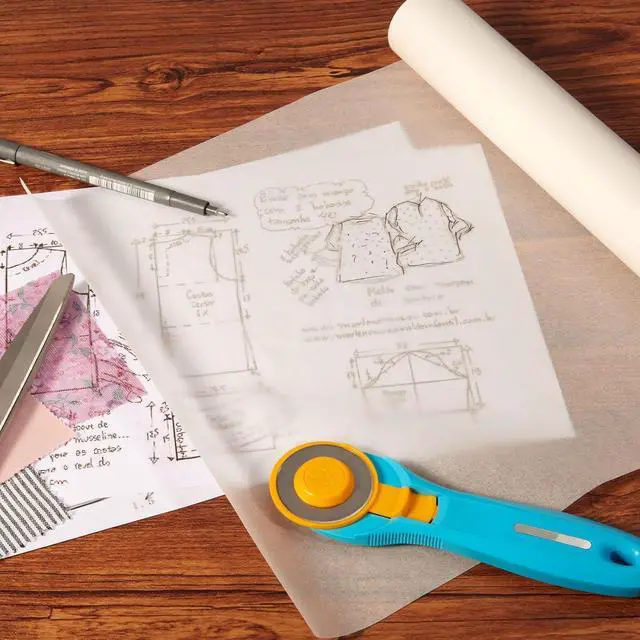 Alt view image 3 of 7 - SEMLEART Tracing Paper Roll, 12-Inch x 25 Yard, White Translucent Vellum, Pattern Paper for Sewing, Drawing, Sketching, Gift Wrapping