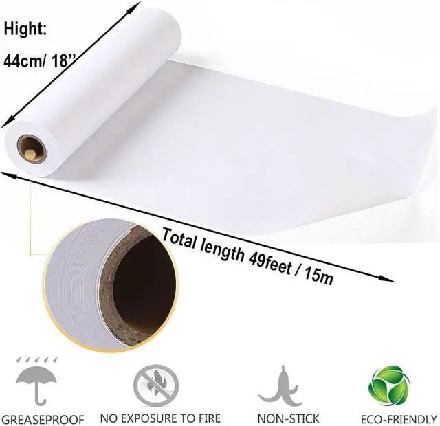 Alt view image 2 of 6 - Easel Paper Roll,Drawing Paper 17-Inch by 49-Feet Art Paper Roll Replacement for Kid's Art Easel Paper, Arts & Crafts, Bond Paper, 1 Pack(17" x 588")