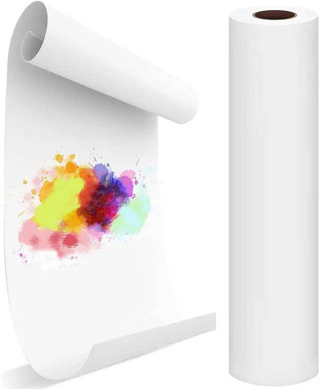 Main image of Easel Paper Roll,Drawing Paper 17-Inch by 49-Feet Art Paper Roll Replacement for Kid's Art Easel Paper, Arts & Crafts, Bond Paper, 1 Pack(17" x 588")